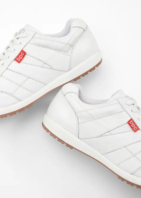 Sneakers i skinn, bonprix