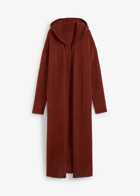 Cardigan i mjukt fluffgarn, bonprix