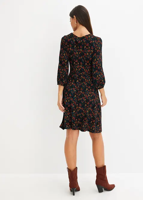 Miniklänning av viskosmix, bonprix