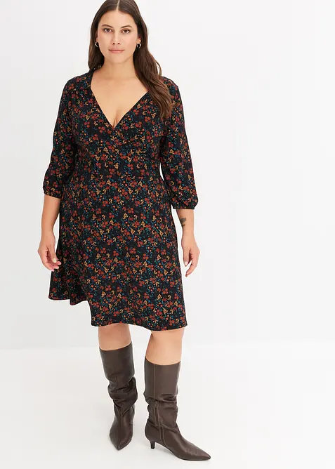 Miniklänning av viskosmix, bonprix