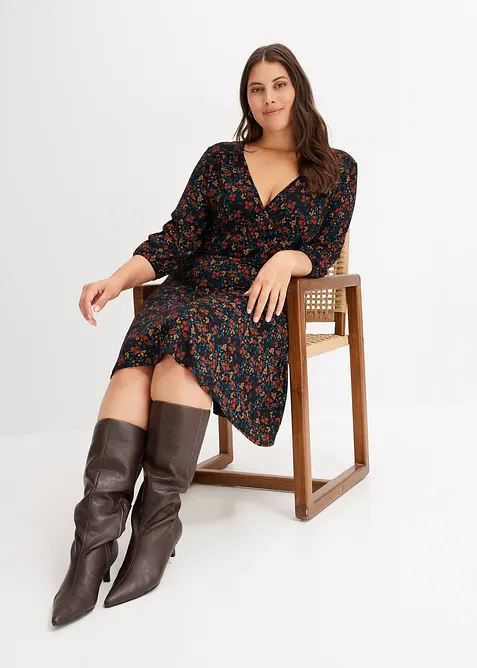 Miniklänning av viskosmix, bonprix