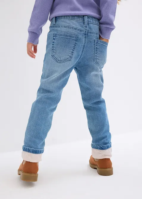Termojeans med jerseyfoder, Slim Fit, bonprix