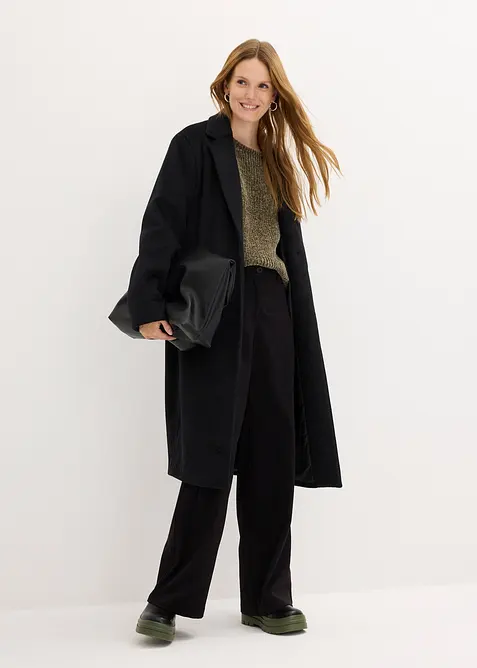 Oversizetröja i mjuk chenille, bonprix