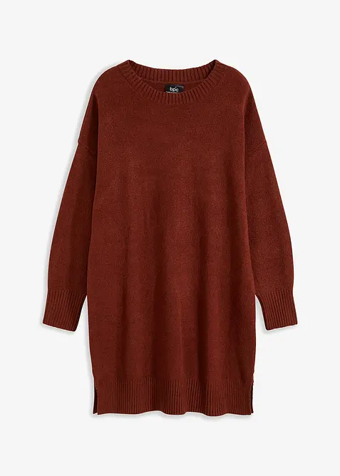 Stickad oversizeklänning, bonprix