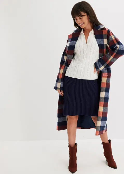 Oversizetr&ouml;ja i mjuk bomull och kashmir, bonprix