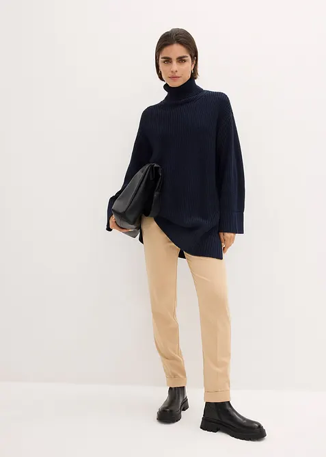 Polotröja i oversizemodell, bonprix