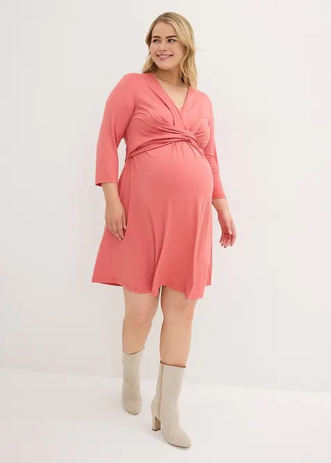 Mamma-/amningsklänning i stretchig viskos, bonprix