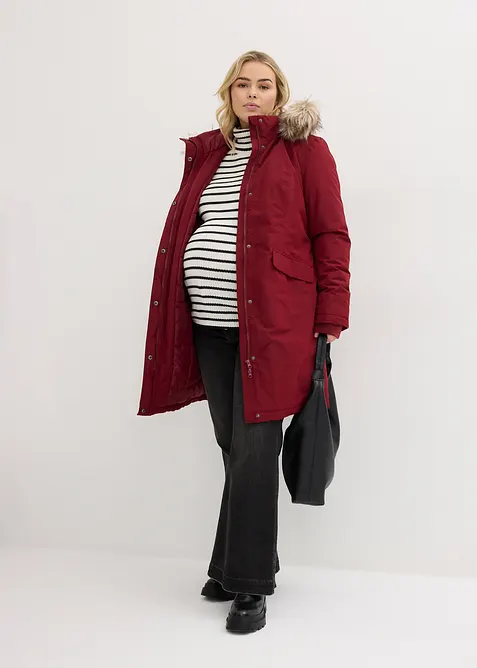 Mammakappa i vind- och vattent&auml;tt material med babyficka, bonprix