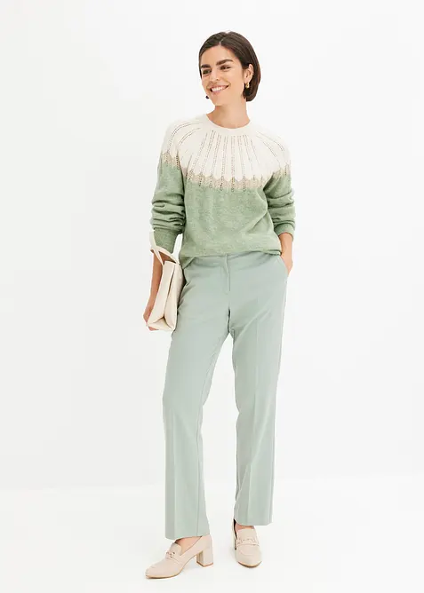 Tröja med hålmönster, bonprix