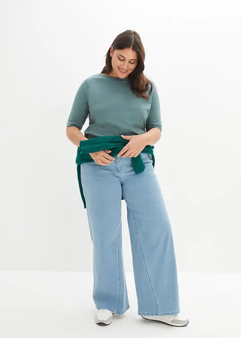 Topp med b&aring;tringning, bonprix