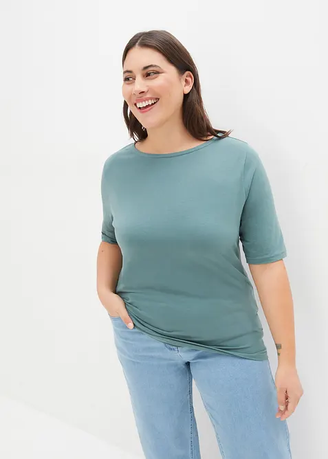 Topp med b&aring;tringning, bonprix