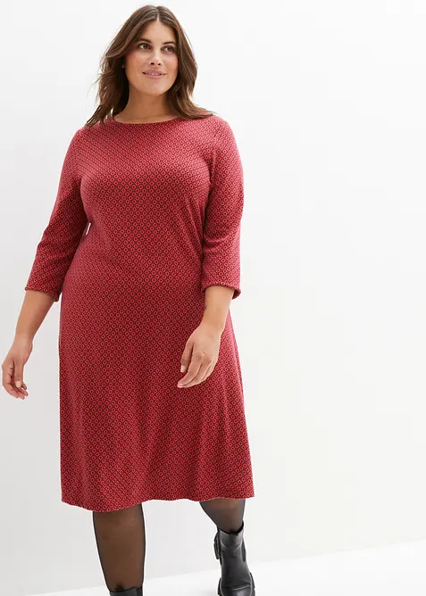 Kn&auml;l&aring;ng Punto di Roma-kl&auml;nning med jacquardm&ouml;nster, bonprix