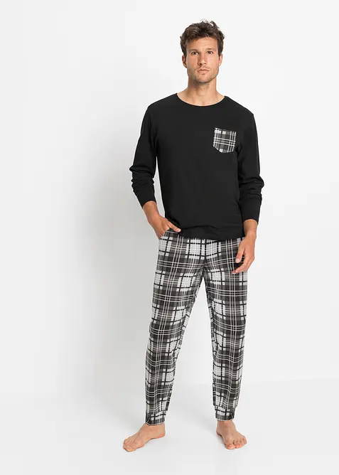 Pyjamas i bomull, bonprix