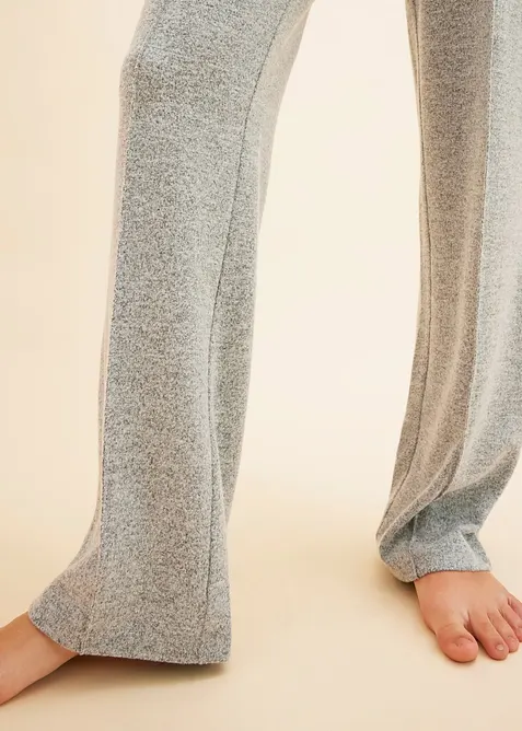 Byxa och topp i mjukt material, bonprix