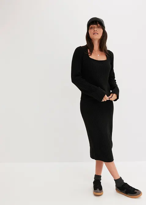 Tr&ouml;ja med fyrkantig halsringning, bonprix