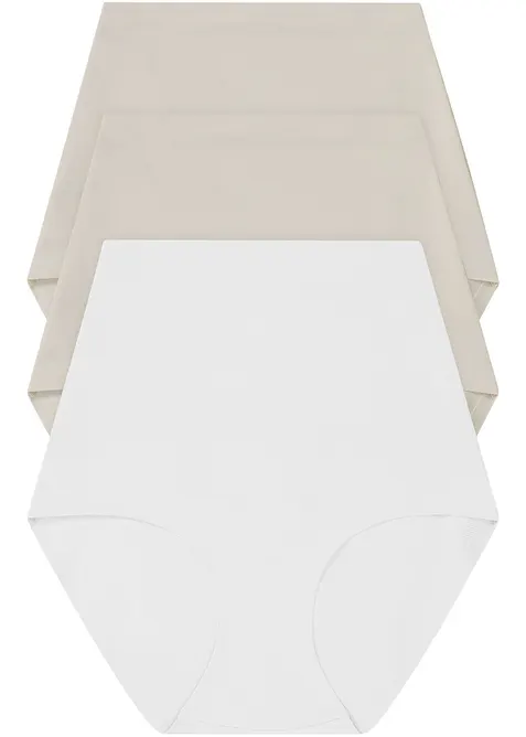 Hipstertrosa med medelh&ouml;g formande effekt (3-pack), bonprix