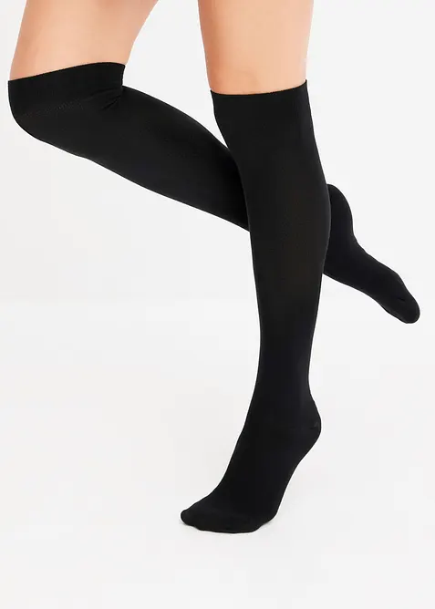 Knästrumpor med modal (3-pack), bonprix