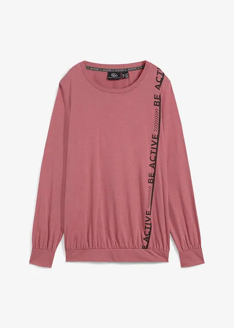 Avslappnad långärmad sporttröja, bonprix