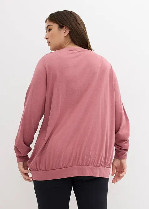 Avslappnad långärmad sporttröja, bonprix