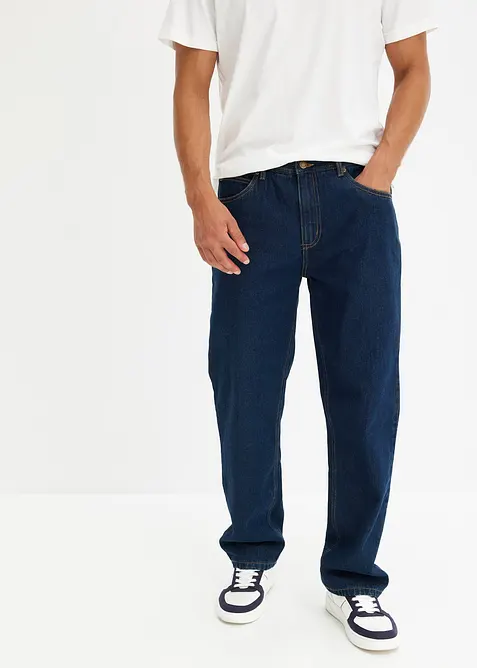 Classic Fit Jeans med mjukt flanellfoder, Straight, bonprix