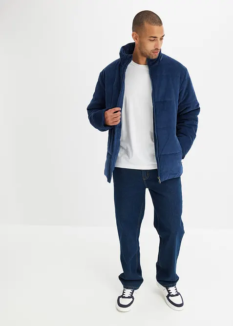 Classic Fit Jeans med mjukt flanellfoder, Straight, bonprix