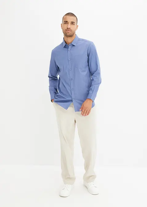 Långärmad skjorta i bomull, bonprix