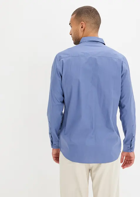 Långärmad skjorta i bomull, bonprix