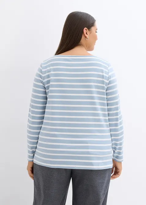 L&aring;ng&auml;rmad topp med b&aring;tringning (2-pack), bonprix