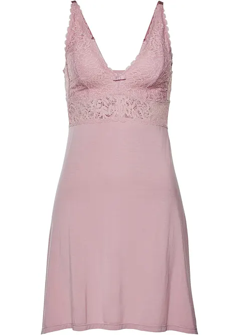 Neglig&eacute; i mjuk viskosmix, bonprix