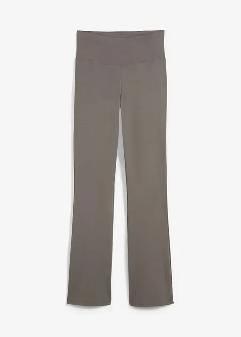 Leggings i bomull med utsv&auml;ngda ben, bonprix