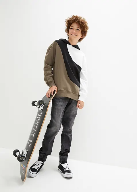 Luvtröja av ren bomull, bonprix