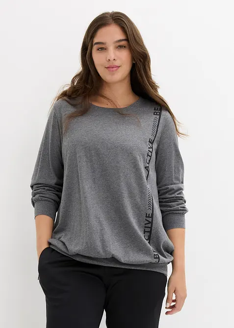 Avslappnad l&aring;ng&auml;rmad sporttr&ouml;ja, bonprix