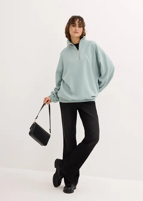 Oversizesweatshirt av ekologisk bomull, bonprix