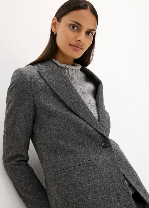 Fiskbensm&ouml;nstrad yllekavaj, bonprix