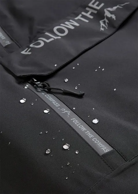 Vattentät funktionsjacka med fleecefoder, bonprix