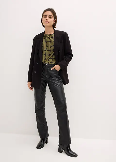 Tunika med fladdermus&auml;rm, bonprix