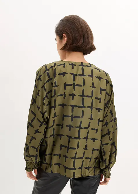 Tunika med fladdermus&auml;rm, bonprix