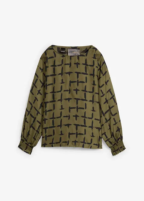 Tunika med fladdermus&auml;rm, bonprix