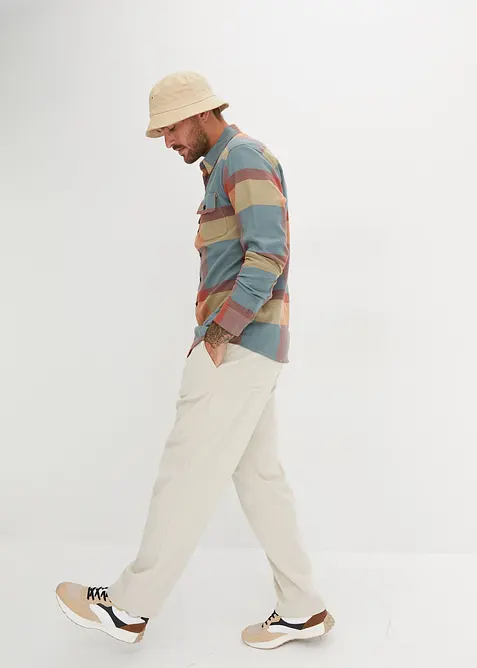 Flanellskjorta i ren bomull, bonprix