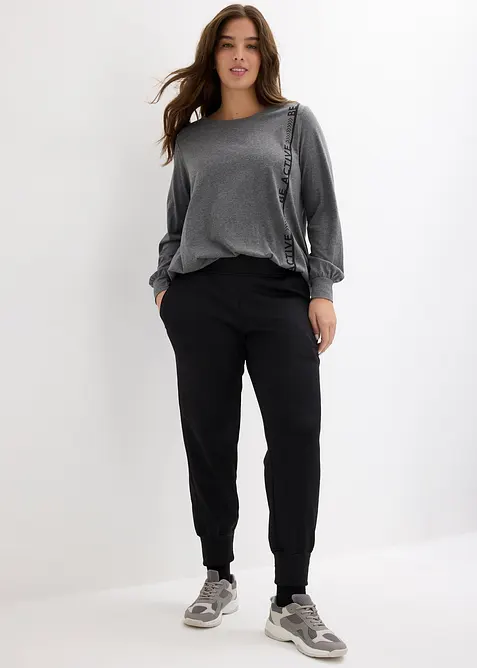 Joggingbyxa med mysigt foder, bonprix