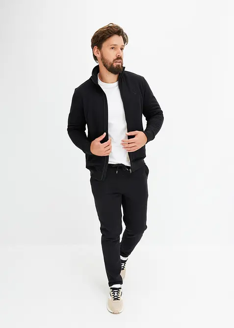 Träningsoverall med värmande fleecefoder, bonprix