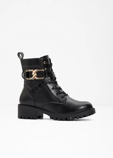 Snörkänga med spänne, bonprix