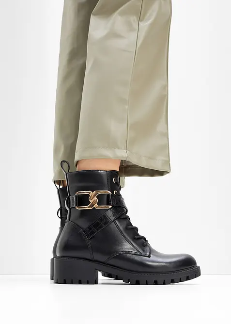 Snörkänga med spänne, bonprix