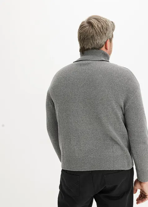 Polotröja med återvunnen bomull, Loose Fit, bonprix