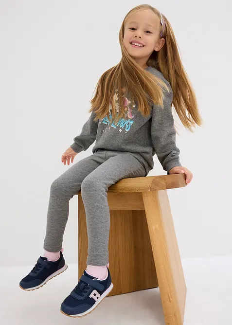 Termoleggings för barn i bomullsmix (2-pack), bonprix