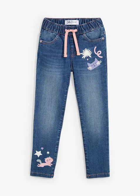 Jeans Straight med medelhög midja, bonprix