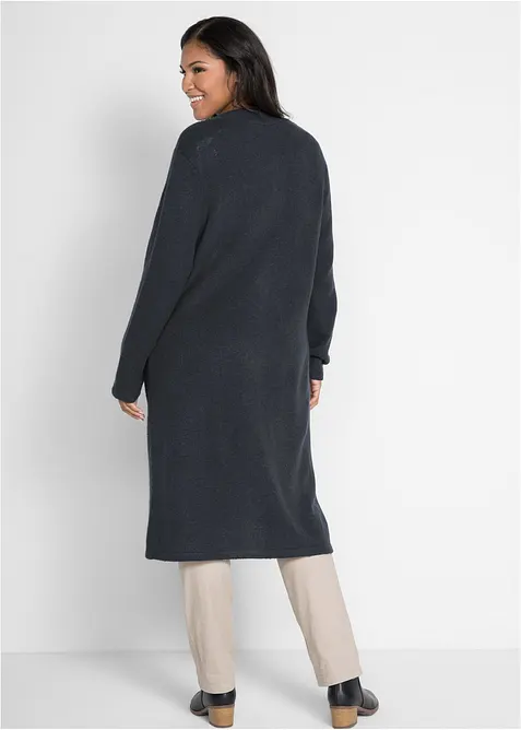 Lång cardigan med påsydda fickor, bonprix