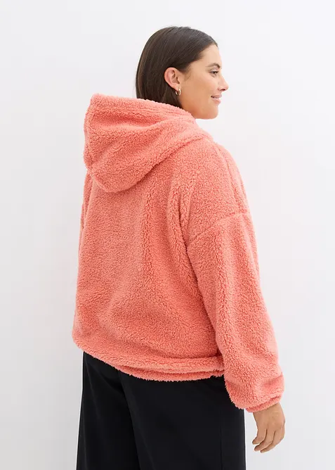 Fleecetr&ouml;ja i teddymaterial, bonprix