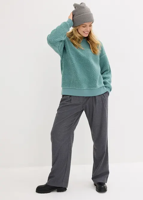 Teddyfleecetröja, bonprix