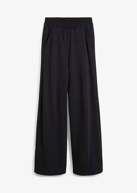 Vid trikåbyxa med dragkedja i bensluten och bekväm midja, bonprix